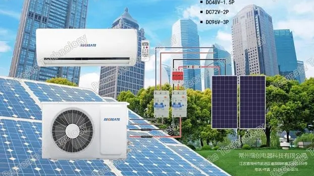 Aire acondicionado solar de nueva energía 12000BTU