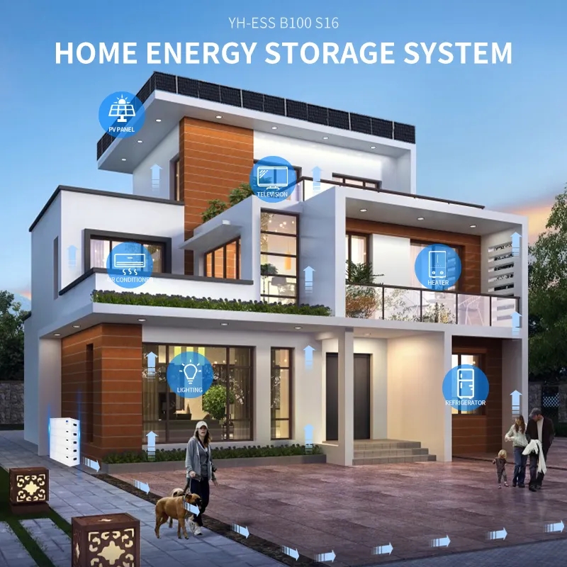 Batería de iones de litio de batería de carga apilable de combinación gratuita para sistema de energía solar Almacenar energía eléctrica