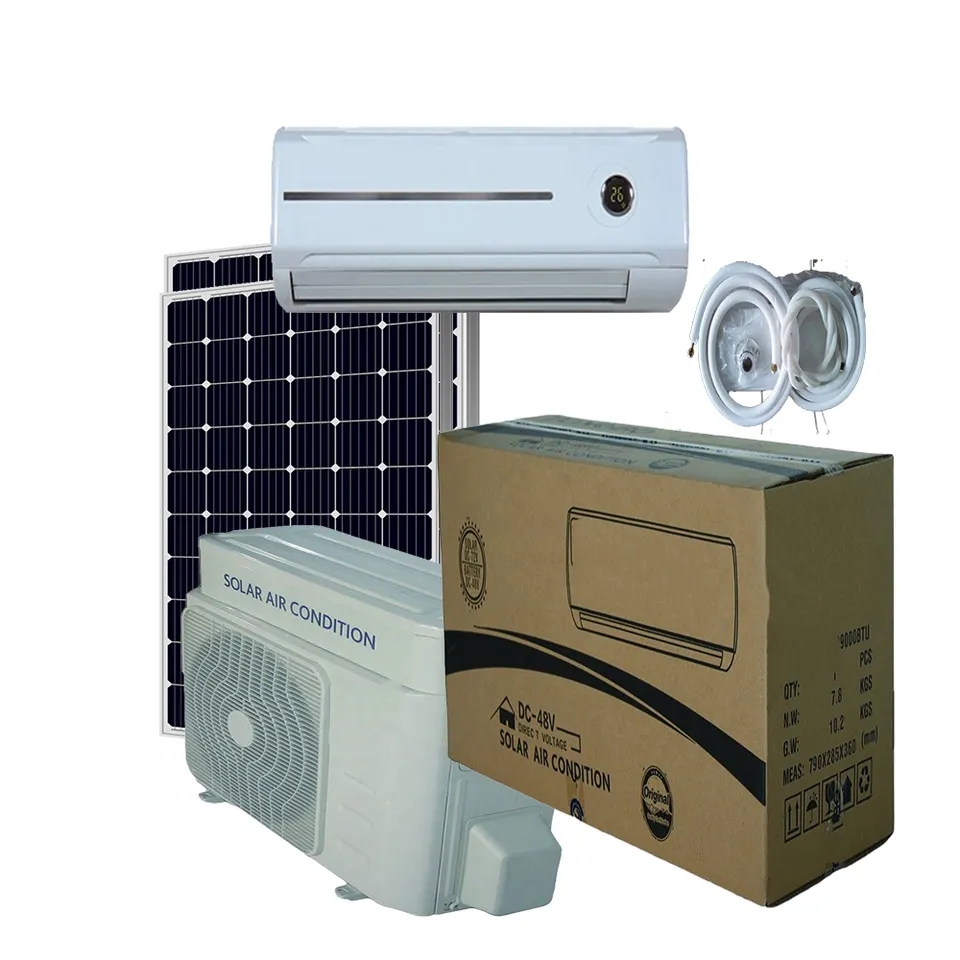 Aire acondicionado solar conectado/fuera de red 9000/12000/18000/24000BTU