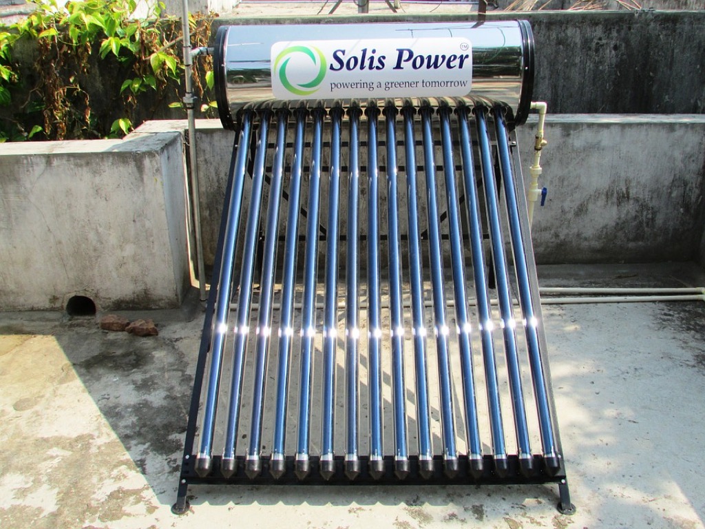 Calentador de agua solar de tubo de vacío de alta presión compacto 100-300L