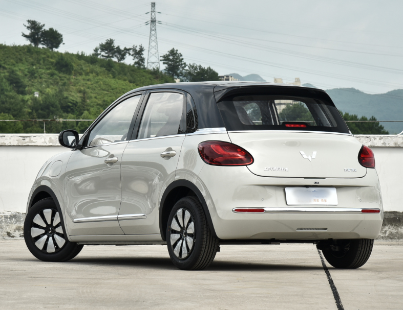 Mini automóvil de cuatro ruedas con tracción delantera, motor único, coche EV de largo alcance