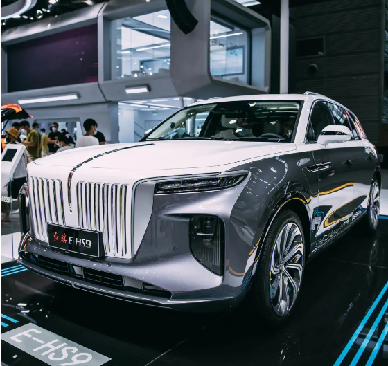 Coche adulto EV HongQi E-HS9 New Energy Vehicles CLTC660Km 690Km Long Range