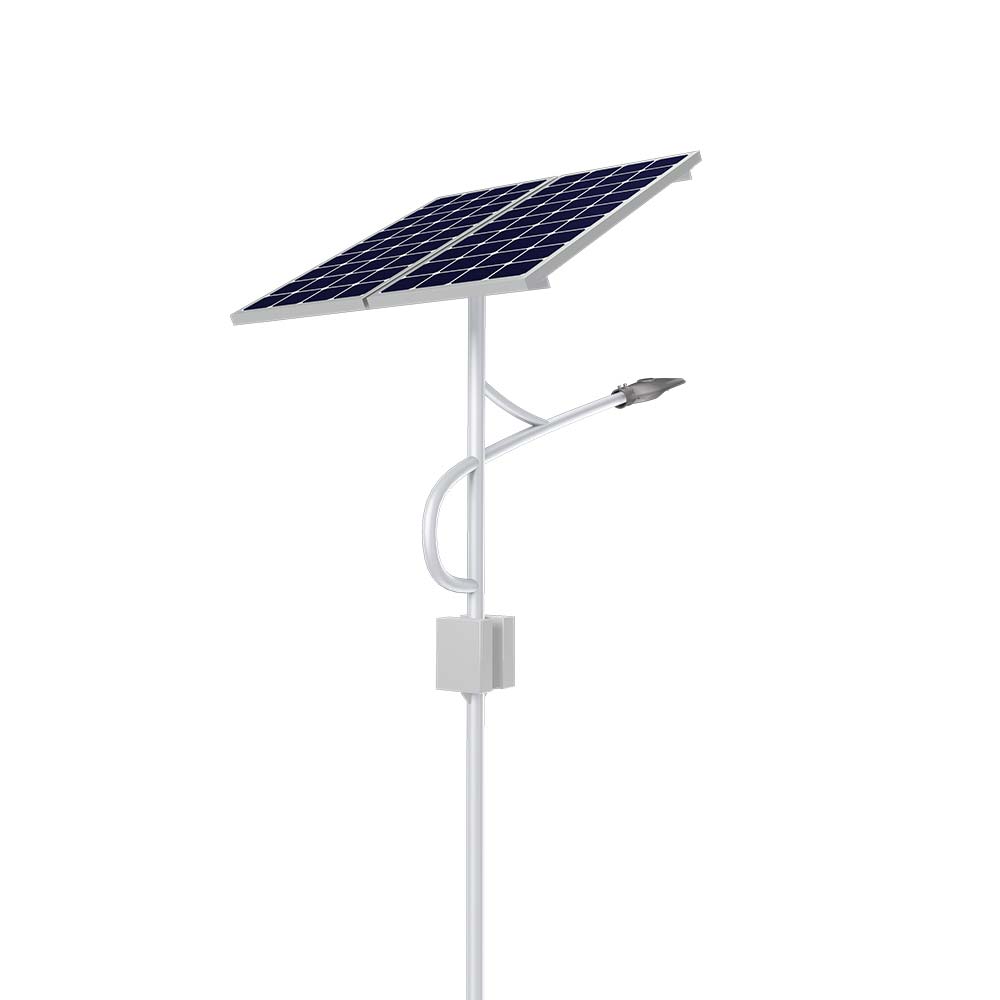  IP65 Alto brillo Potencia impermeable Carretera al aire libre Ahorro de energía LED Panel solar Lámpara de calle Lámpara LED