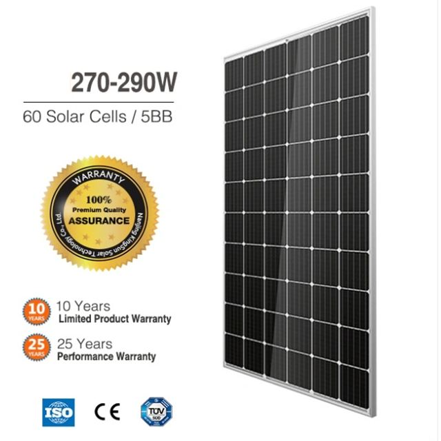 Paneles solares Mono Fotovoltaicos 540W 550 W 560W Negros en stock